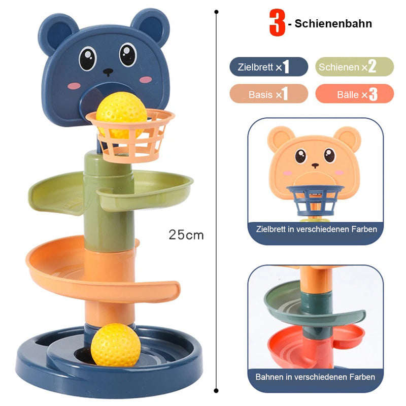 Rotierendes Kugel-Lernspiel für Kinder – Pädagogisches Montessori Spielzeug