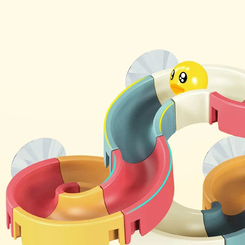 Badespielzeug Enten-Rutsche – Kreatives DIY Set für Kinder
