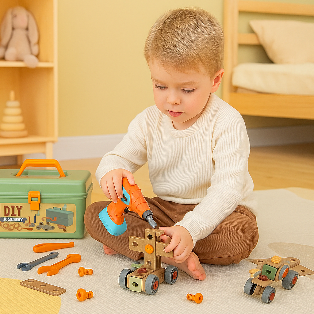 Montessori Zahlenblöcke aus Holz – Lernspielzeug für Kinder ab 3 Jahren