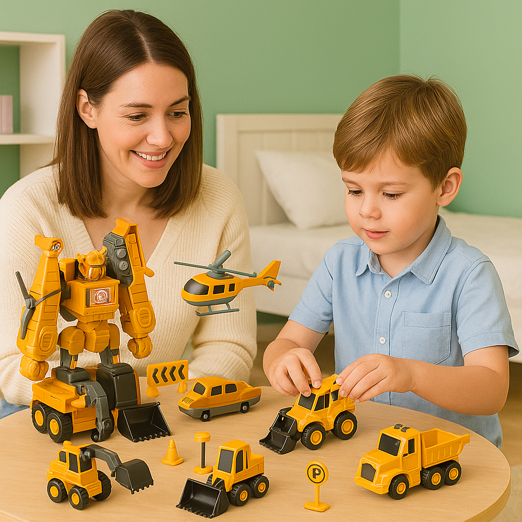 Magnetische Bauwelt für Kinder – Montessori Konstruktionsspielzeug ab 3 Jahren