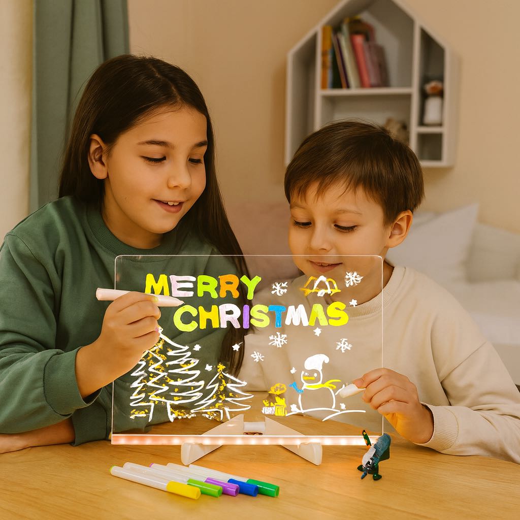 LED Leuchttafel für Kinder – Kreatives Mal- & Zeichenspielzeug