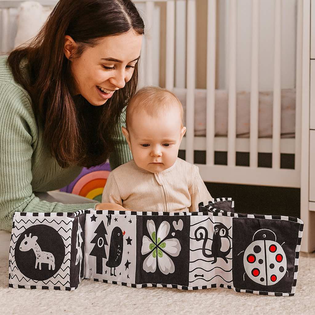 Sensorisches Babybuch – Frühförderung Lernbuch für Babys & Kleinkinder