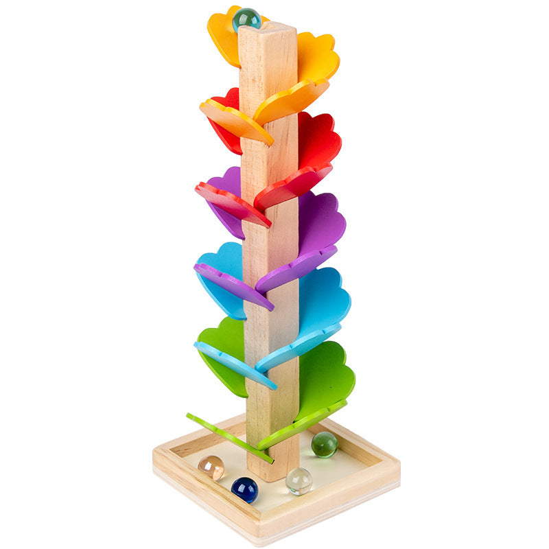 Montessori Regenbogen Musikbaum aus Holz für Kinder