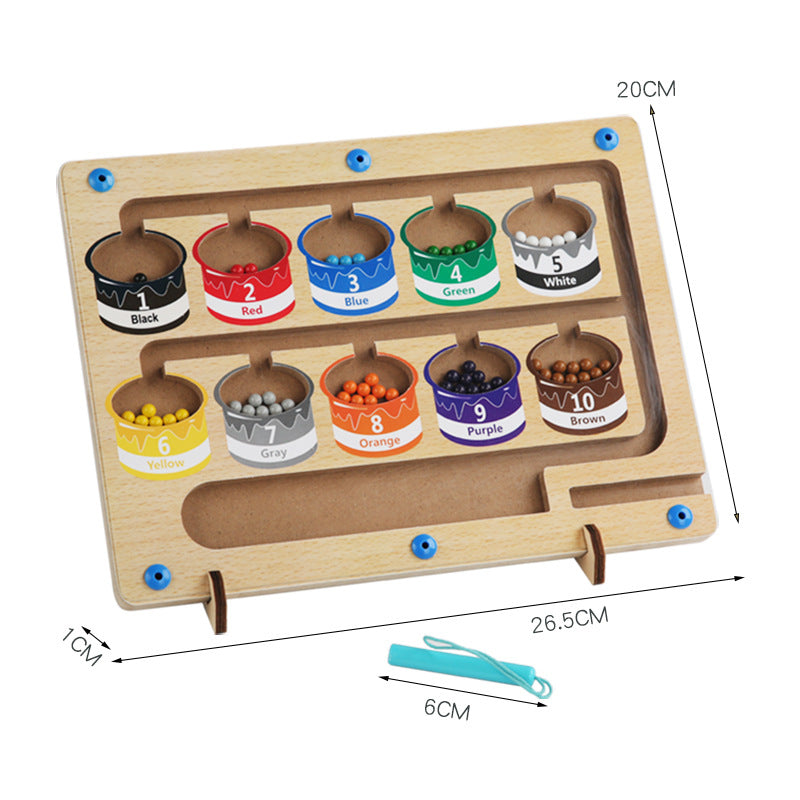 Magnetlabyrinth – Montessori Lernspiel für Kinder