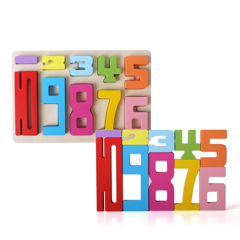 Montessori Zahlenblöcke aus Holz – Mathe Lernspielzeug für Kinder ab 3 Jahren