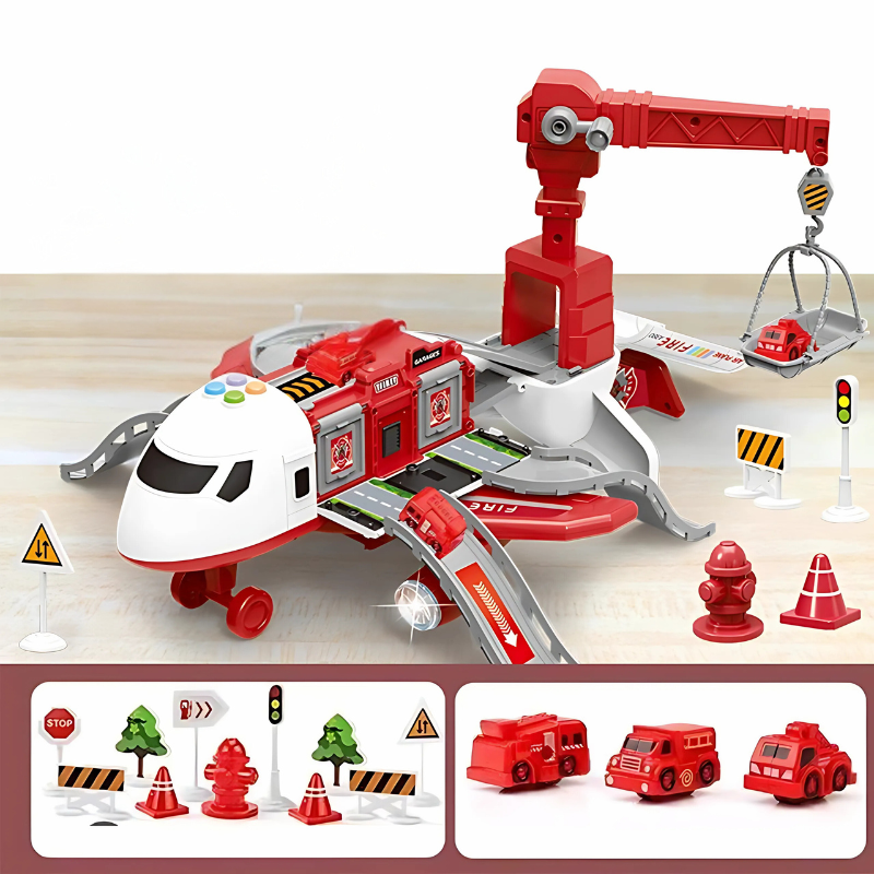 Flugzeug Kinder Spielset zum Bauen & Entdecken