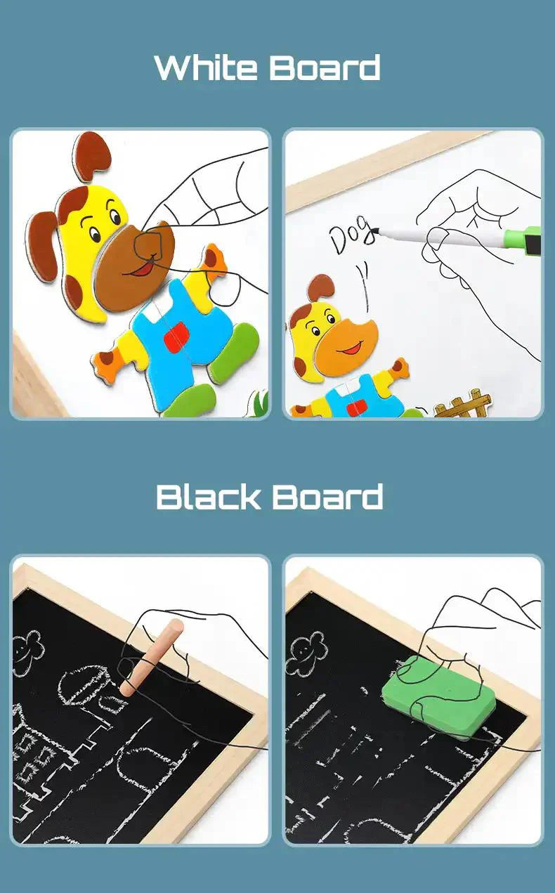 TafelWunder – 2in1 Lern- und Zeichentafel für Kinder