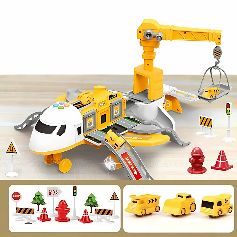 Flugzeug Kinder Spielset zum Bauen & Entdecken