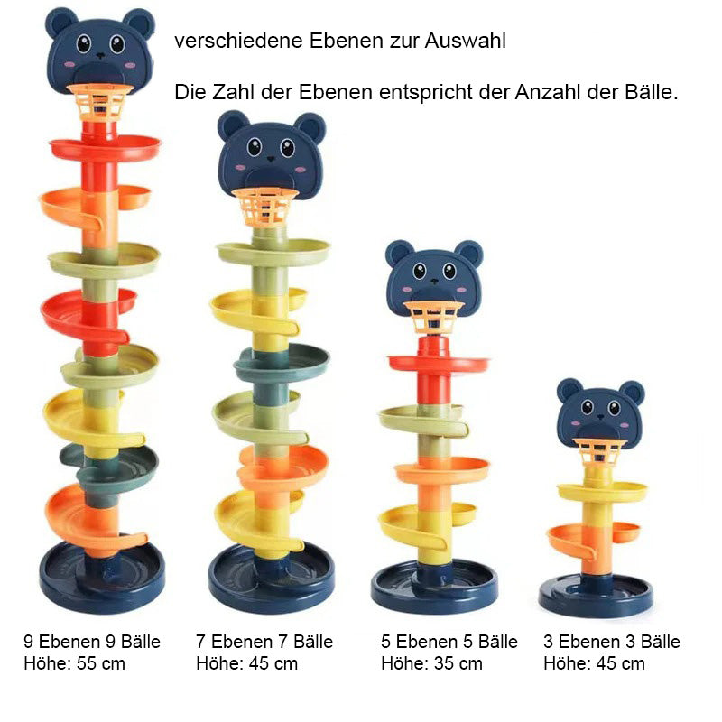 Rotierendes Kugel-Lernspiel für Kinder – Pädagogisches Montessori Spielzeug