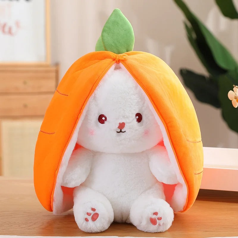 2in1 Plüschtier Hase – Kuscheltier & Kissen für Kinder