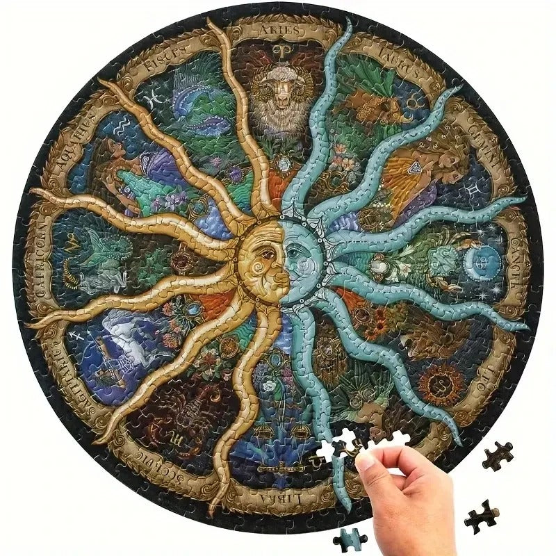 Astrologie Puzzle 1000 Teile – Lern- und Deko Puzzle für Kinder & Erwachsene