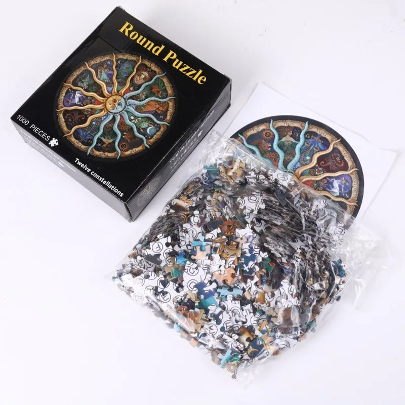 Astrologie Puzzle 1000 Teile – Lern- und Deko Puzzle für Kinder & Erwachsene