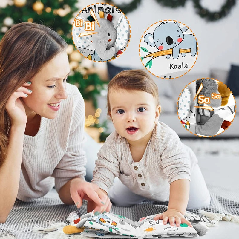 Sensorisches Babybuch – Frühförderung Lernbuch für Babys & Kleinkinder