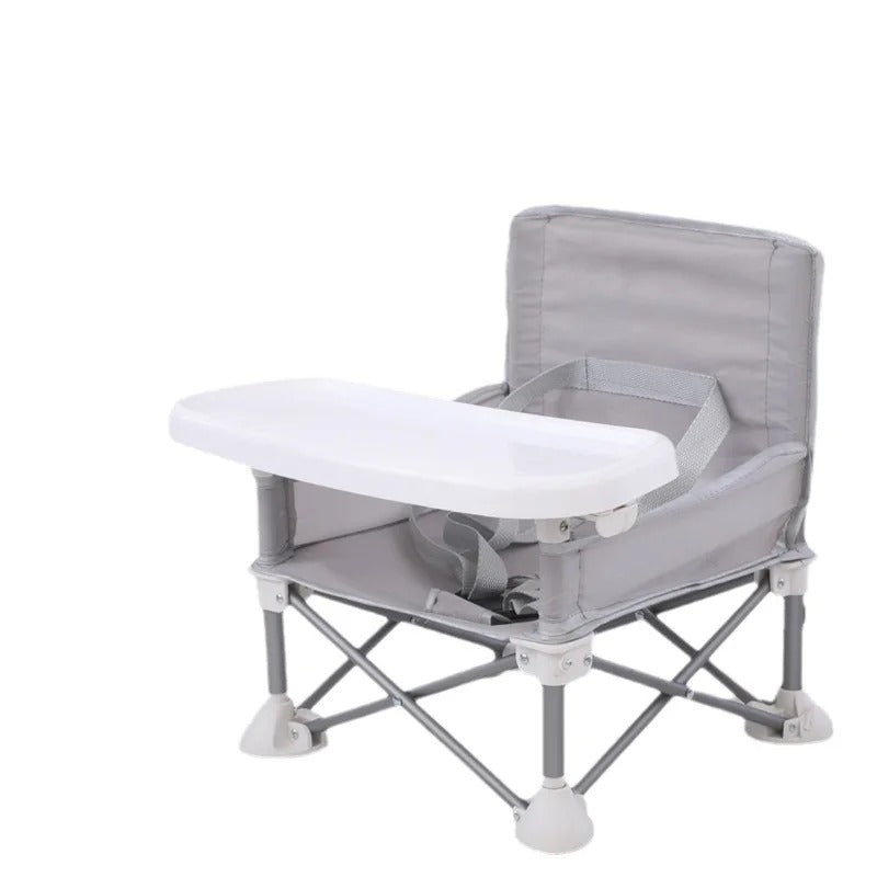 Faltbarer Tragbarer Baby-Hochstuhl mit Tablett & Sicherheitsgurt – Reisefreundlich & leicht zu reinigen