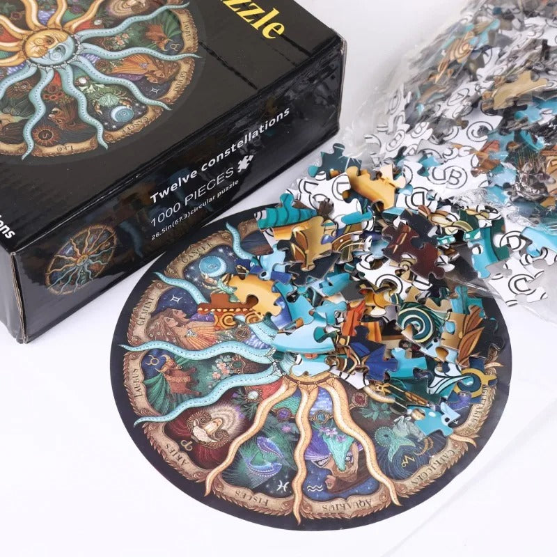 Astrologie Puzzle 1000 Teile – Lern- und Deko Puzzle für Kinder & Erwachsene