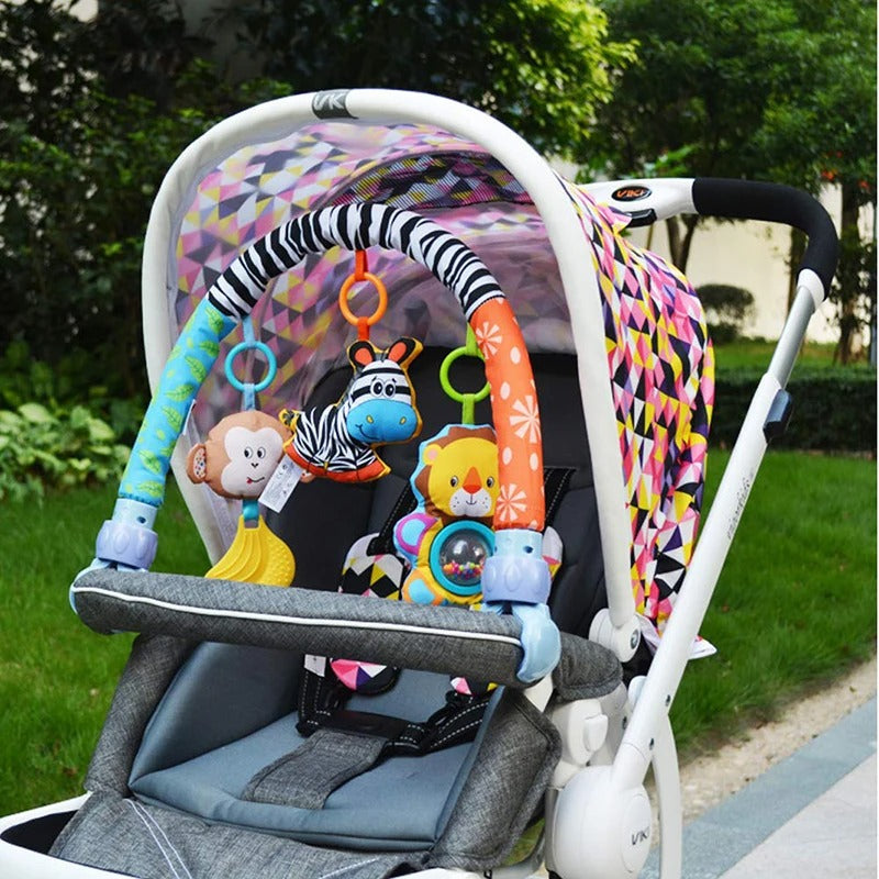 Baby Aktivitätsbogen – Weicher Spielbogen mit hängenden Spielzeugen