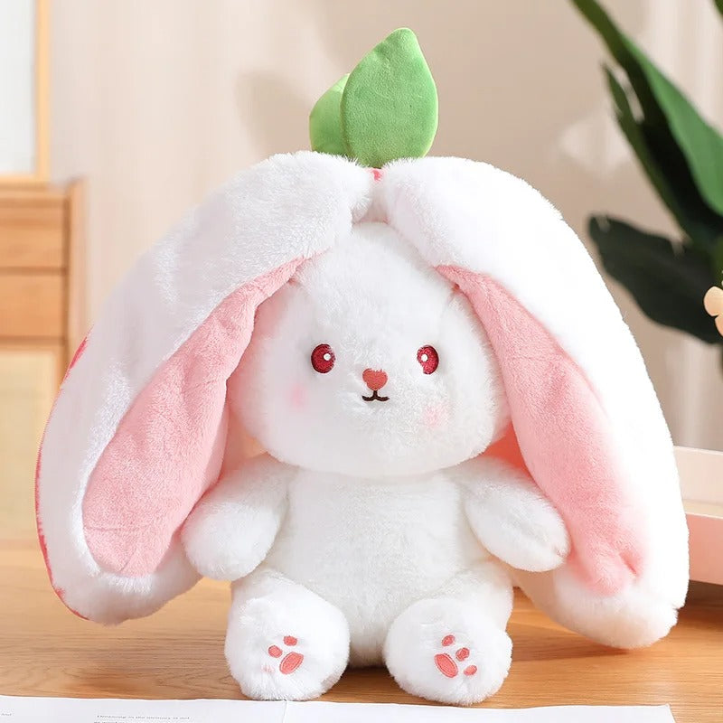 2in1 Plüschtier Hase – Kuscheltier & Kissen für Kinder