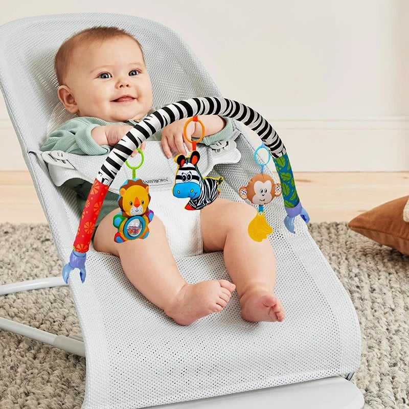 Baby Aktivitätsbogen – Weicher Spielbogen mit hängenden Spielzeugen