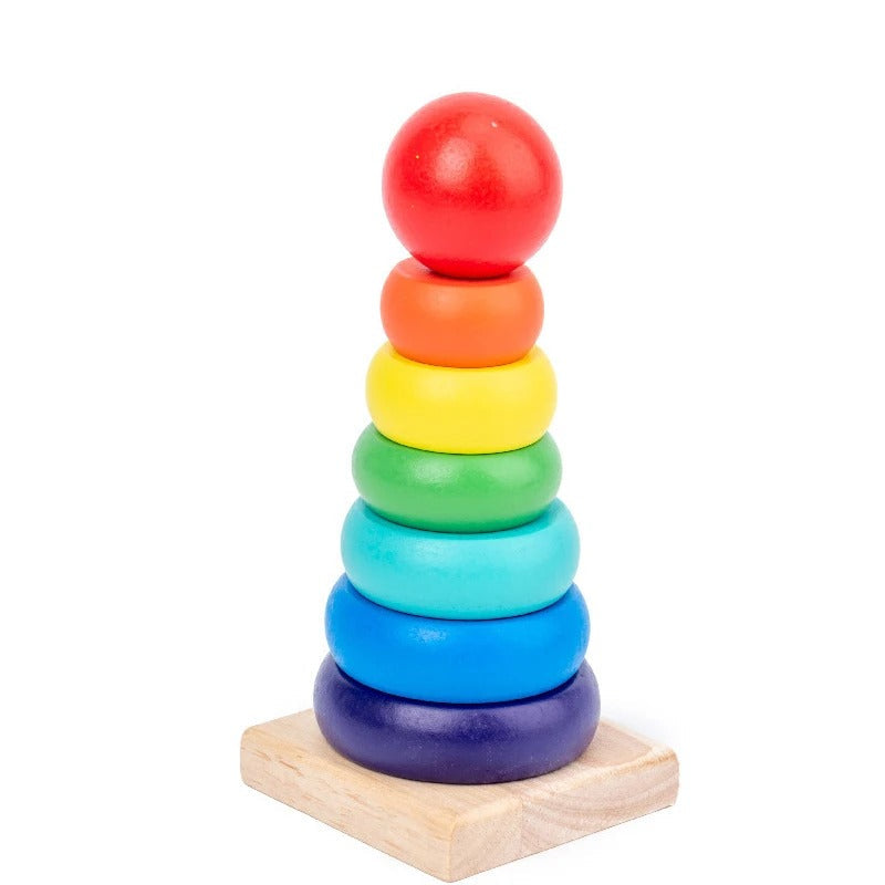 Stapelspielzeug für Kinder – mit Farben & Formen spielen