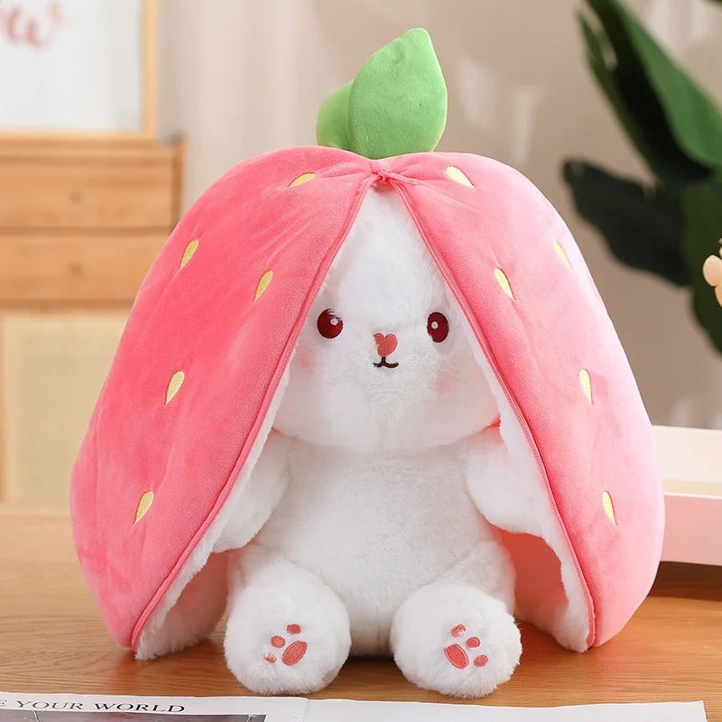 2in1 Plüschtier Hase – Kuscheltier & Kissen für Kinder