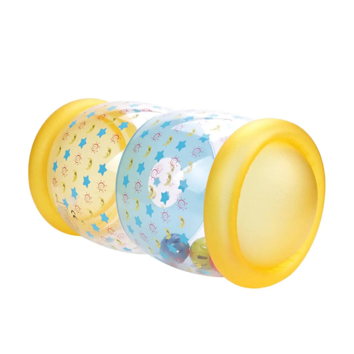 Aufblasbarer Baby Krabbelroller mit Rasselbällen – Motorik & Frühförderung Spielzeug