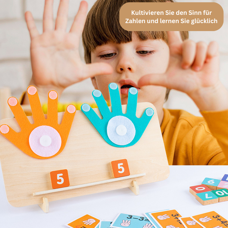 Interaktives Montessori Fingerzählen