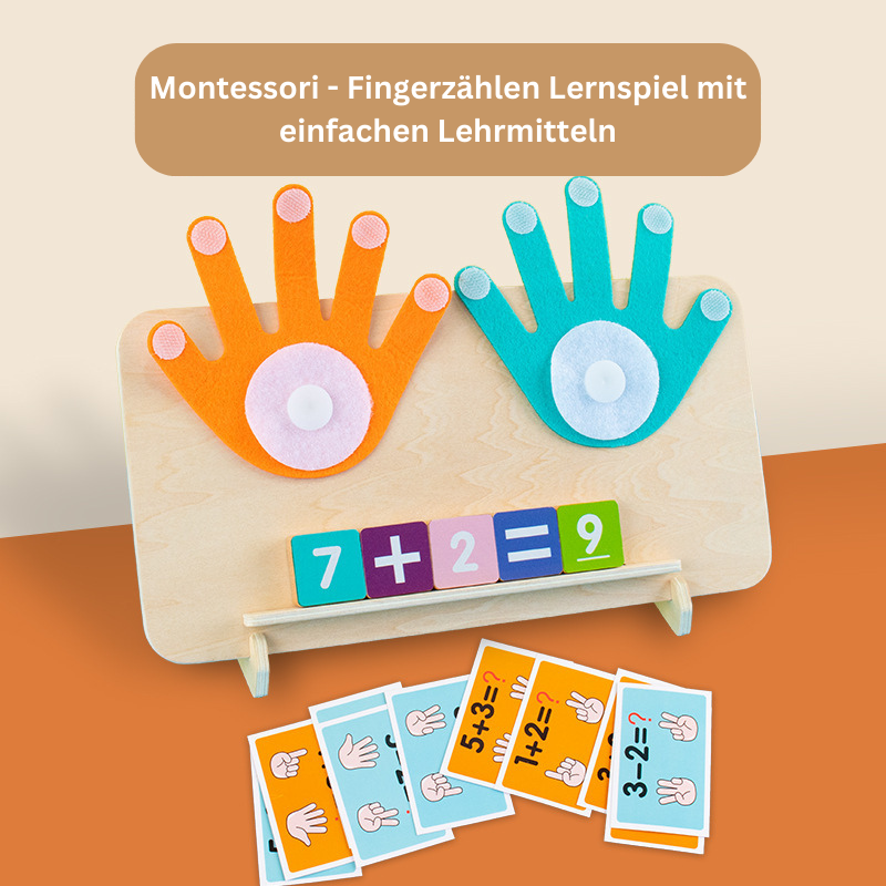Interaktives Montessori Fingerzählen