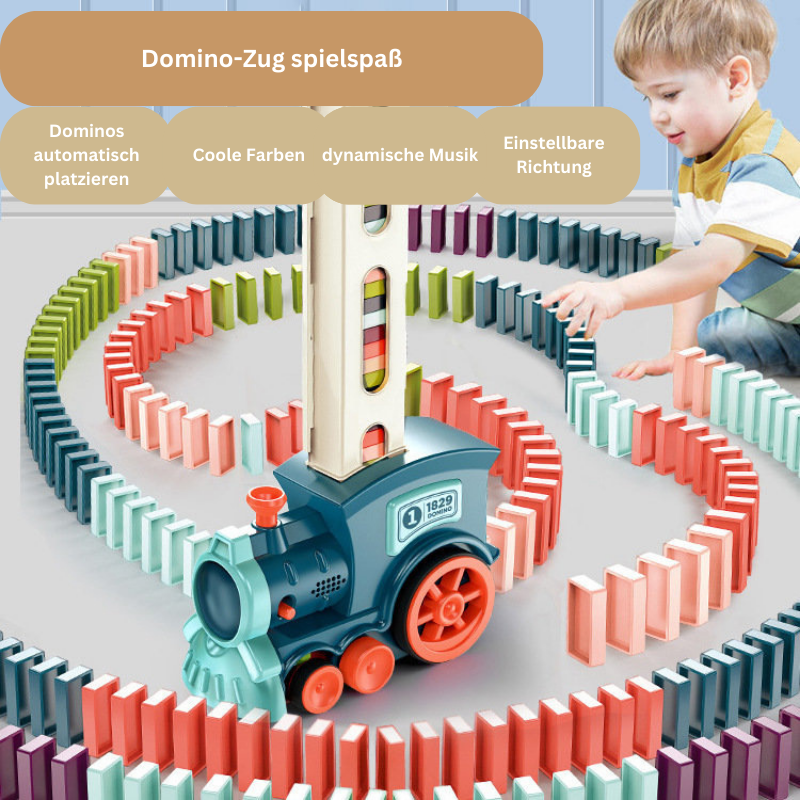 Der interaktive Domino-Zug – Spaß, Kreativität und Technik vereint!