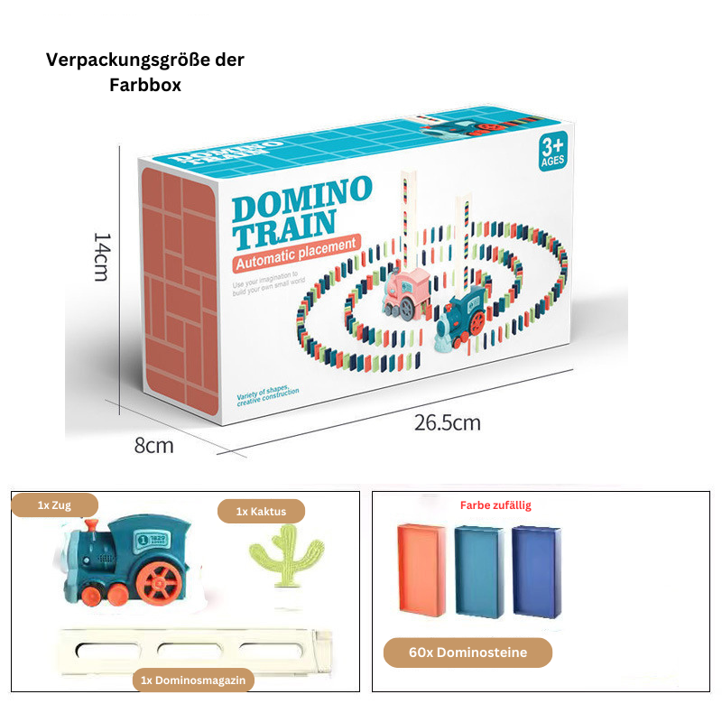 Der interaktive Domino-Zug – Spaß, Kreativität und Technik vereint!