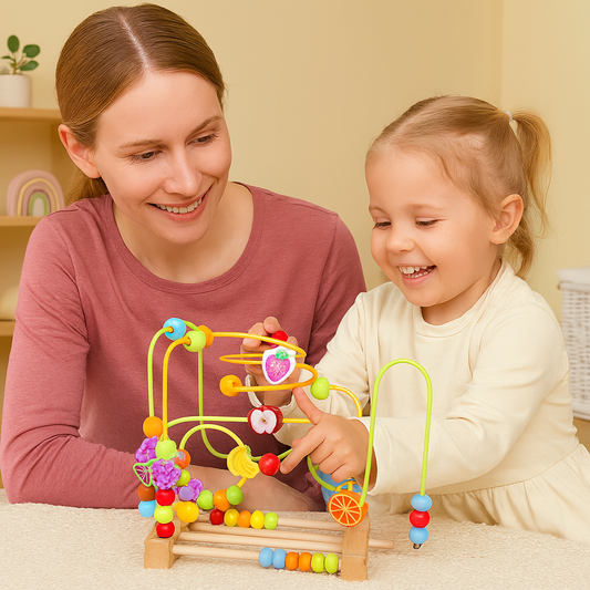 Motorikspielzeug aus Holz für Kinder – Montessori Lernspielzeug ab 3 Jahren