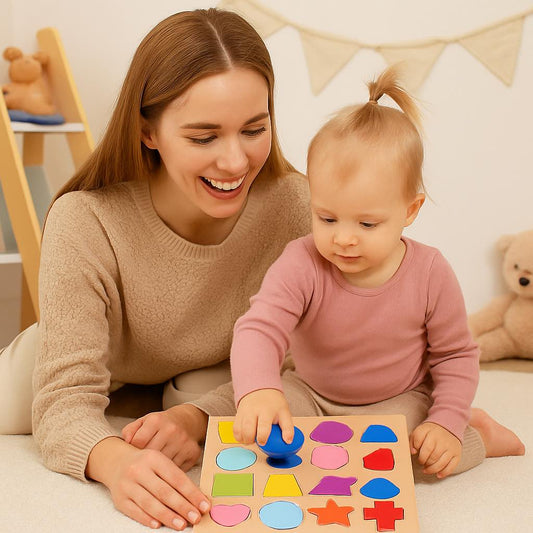 Montessori Holzpuzzle Lernspielzeug für Kinder