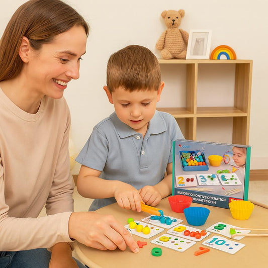 Montessori Zahlenpuzzle – Pädagogisches Lernspiel für Kinde