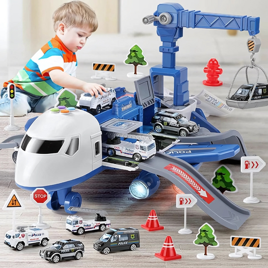 Flugzeug Kinder Spielset zum Bauen & Entdecken