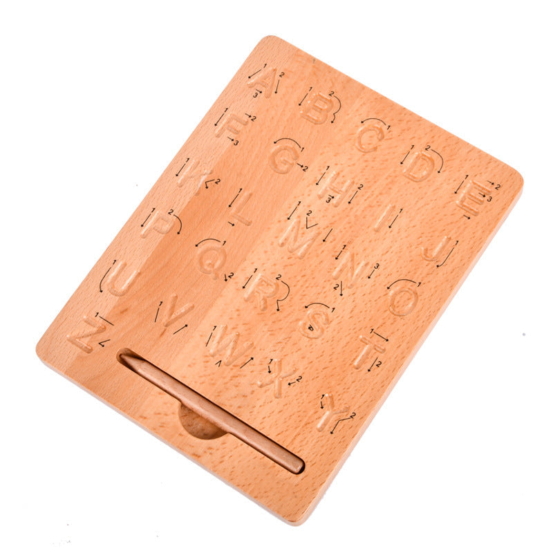 Montessori Schreibtafel für das Alphabet