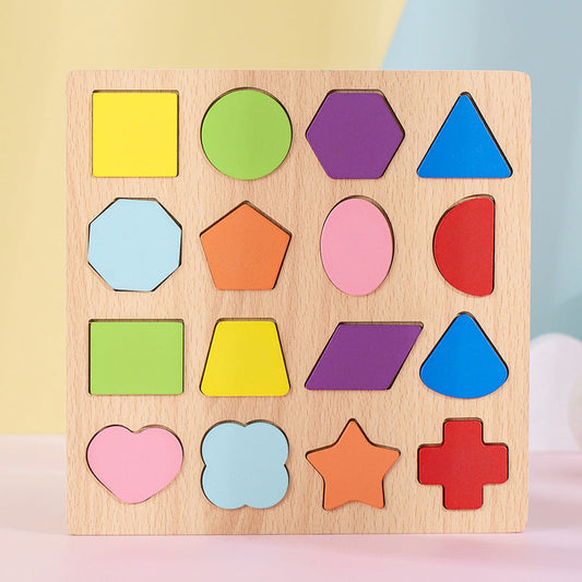 Lernspaß mit dem Montessori Holzpuzzle