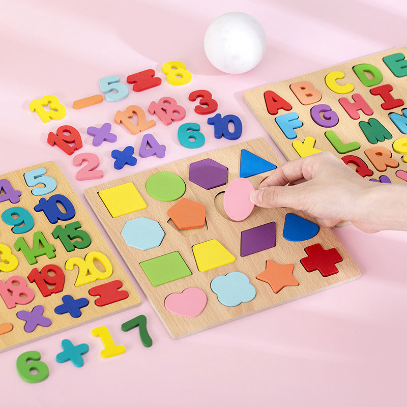 Lernspaß mit dem Montessori Holzpuzzle
