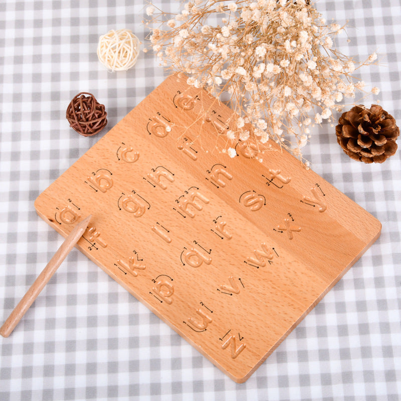 Montessori Schreibtafel für das Alphabet