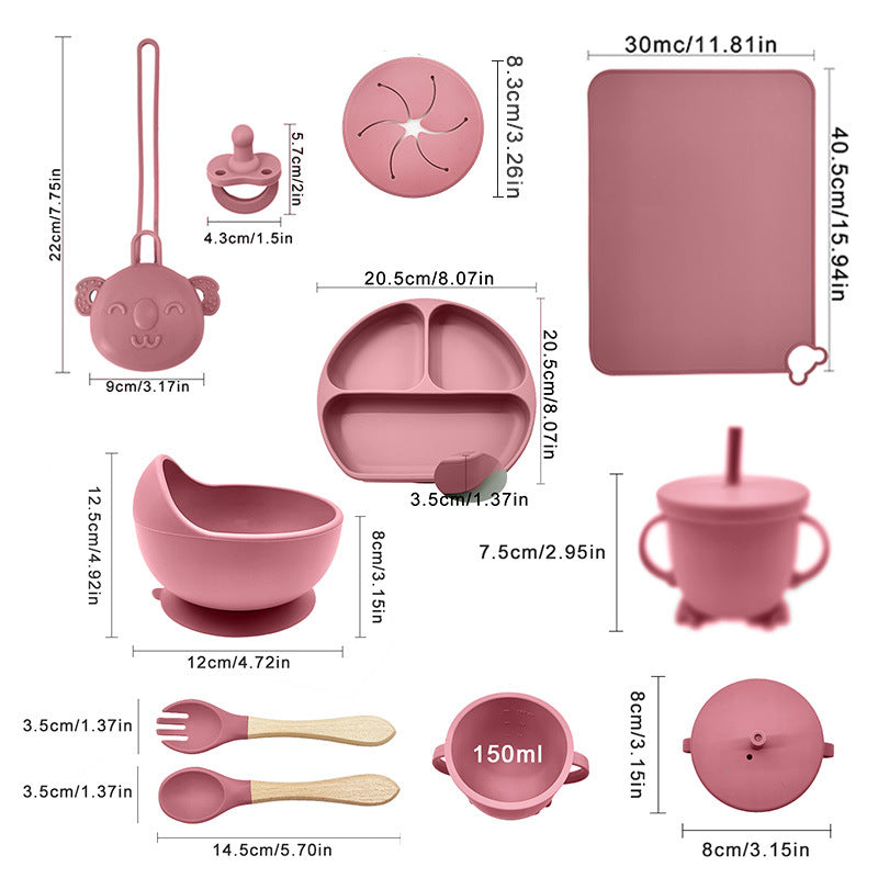 Silikon-Geschirr-Set für Babys