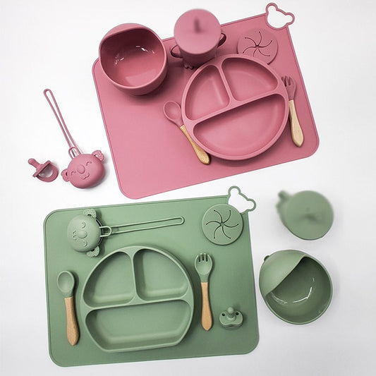 Silikon-Geschirr-Set für Babys