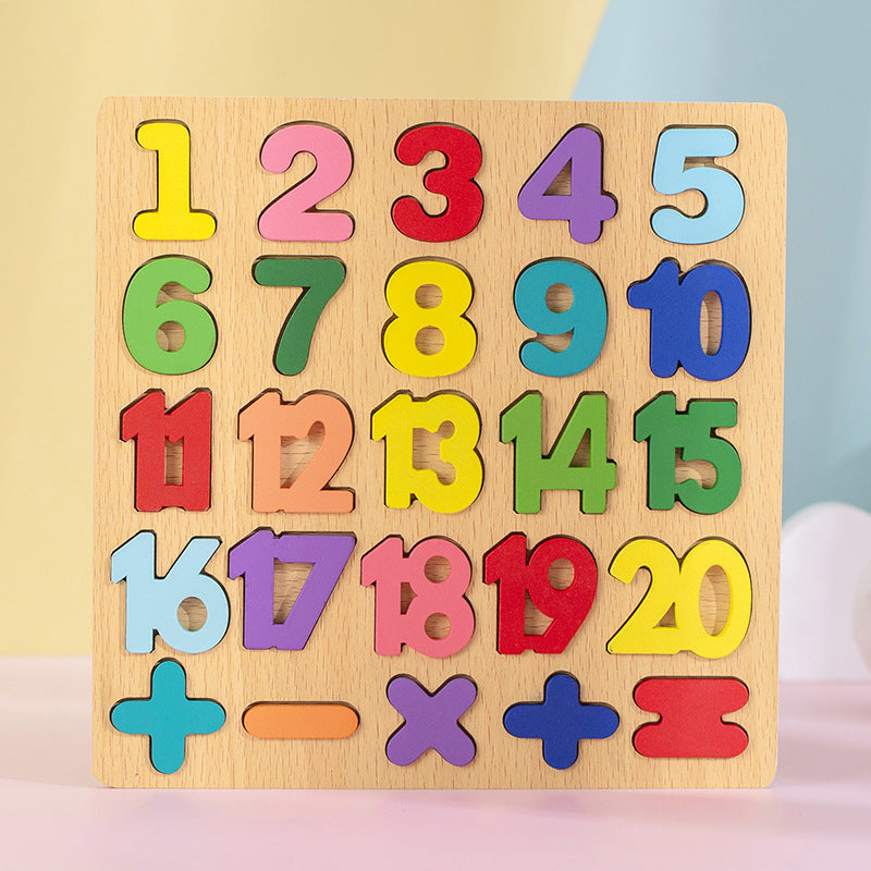 Lernspaß mit dem Montessori Holzpuzzle