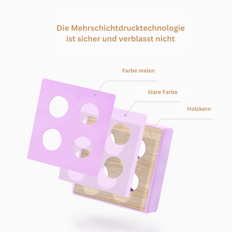 Montessori Stapel-Puzzle