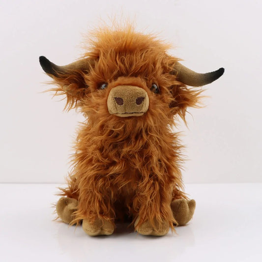 Highland Cow Stofftier – Flauschiges Plüschtier zum Kuscheln & Sammeln